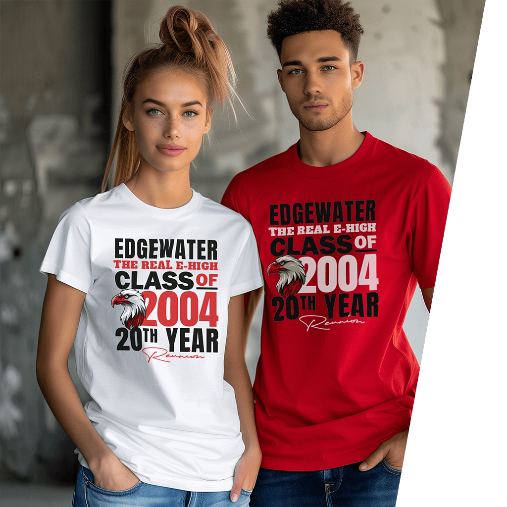 Edgwater class of 2004, 20th reunion t-shirt
